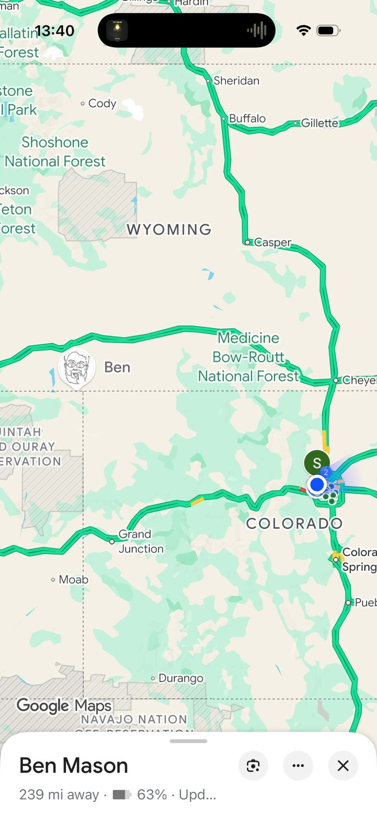 So far from home!