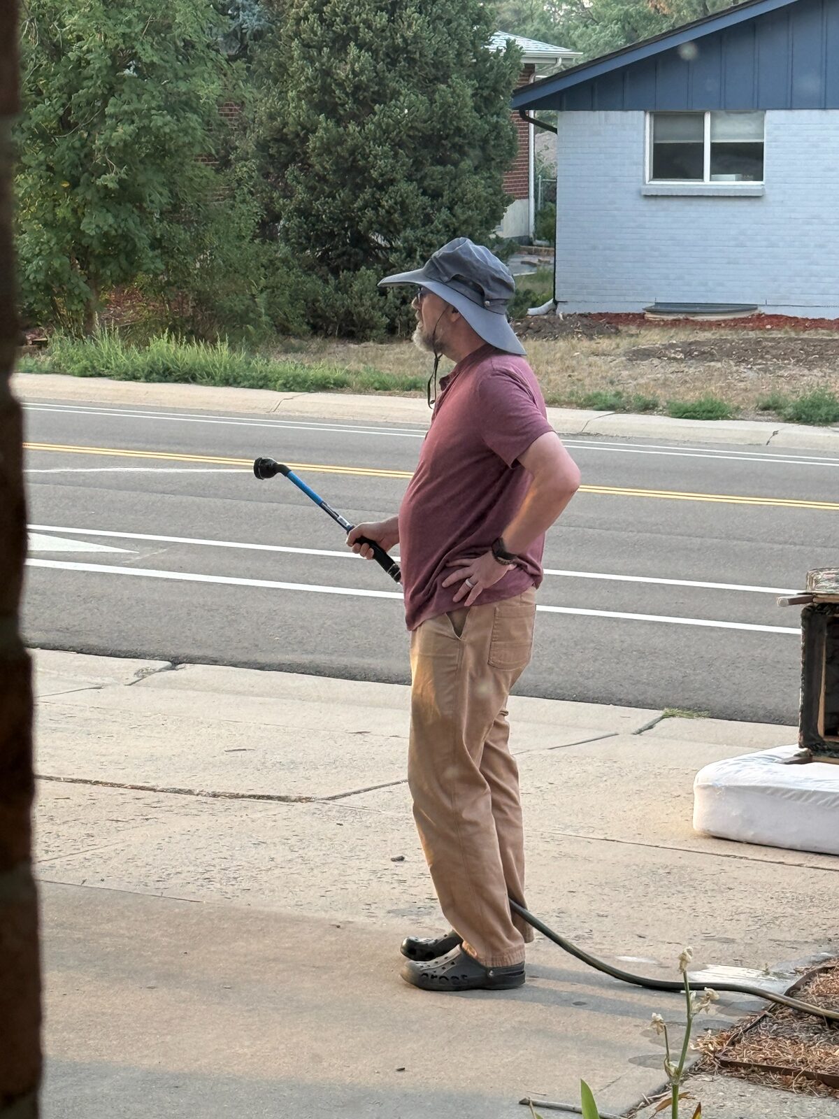 My watering hero