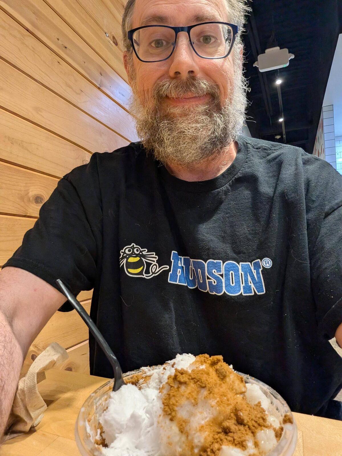 Ben took the kids out to bingsoo