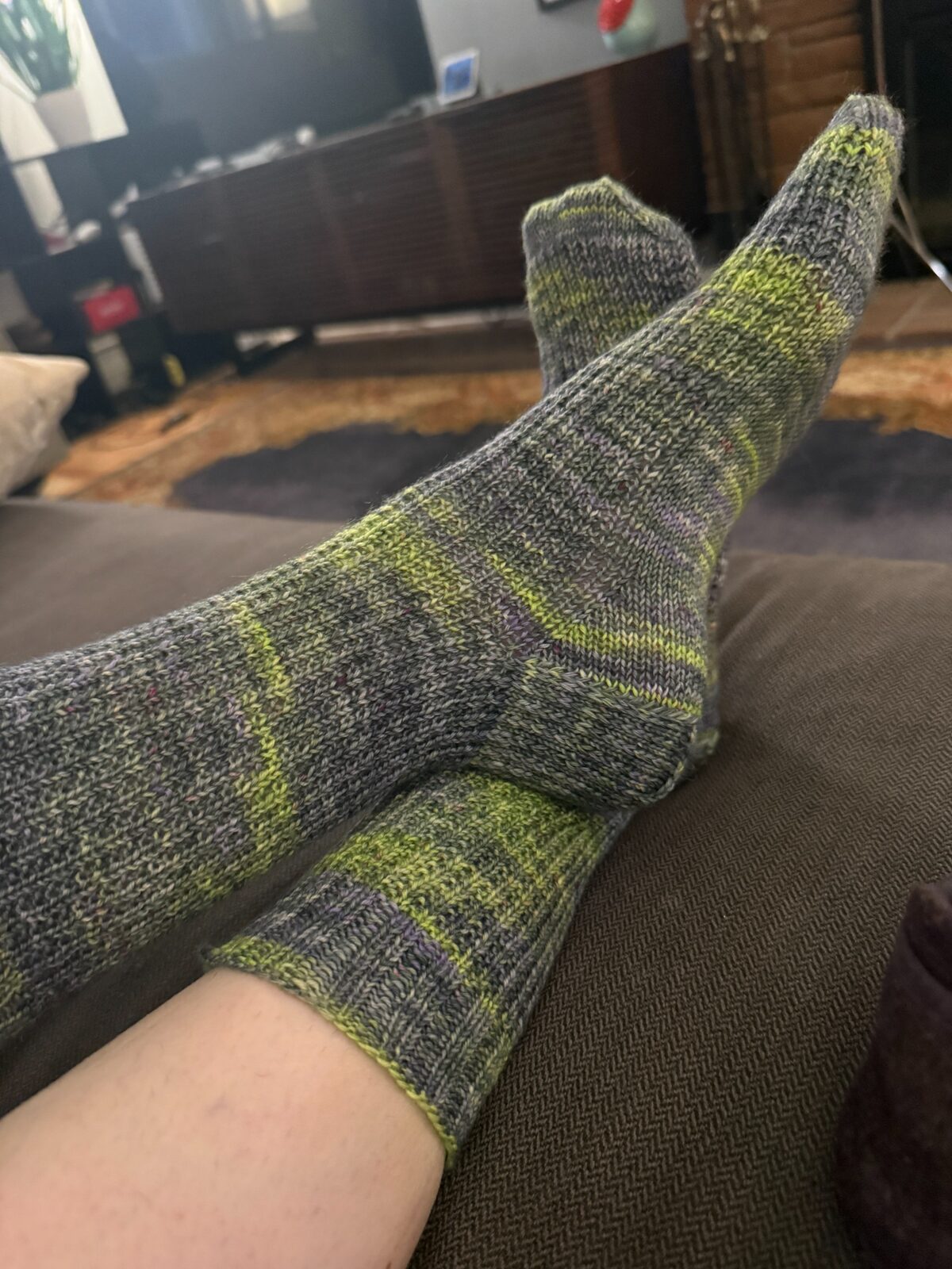 Made socks with yarn from Salida