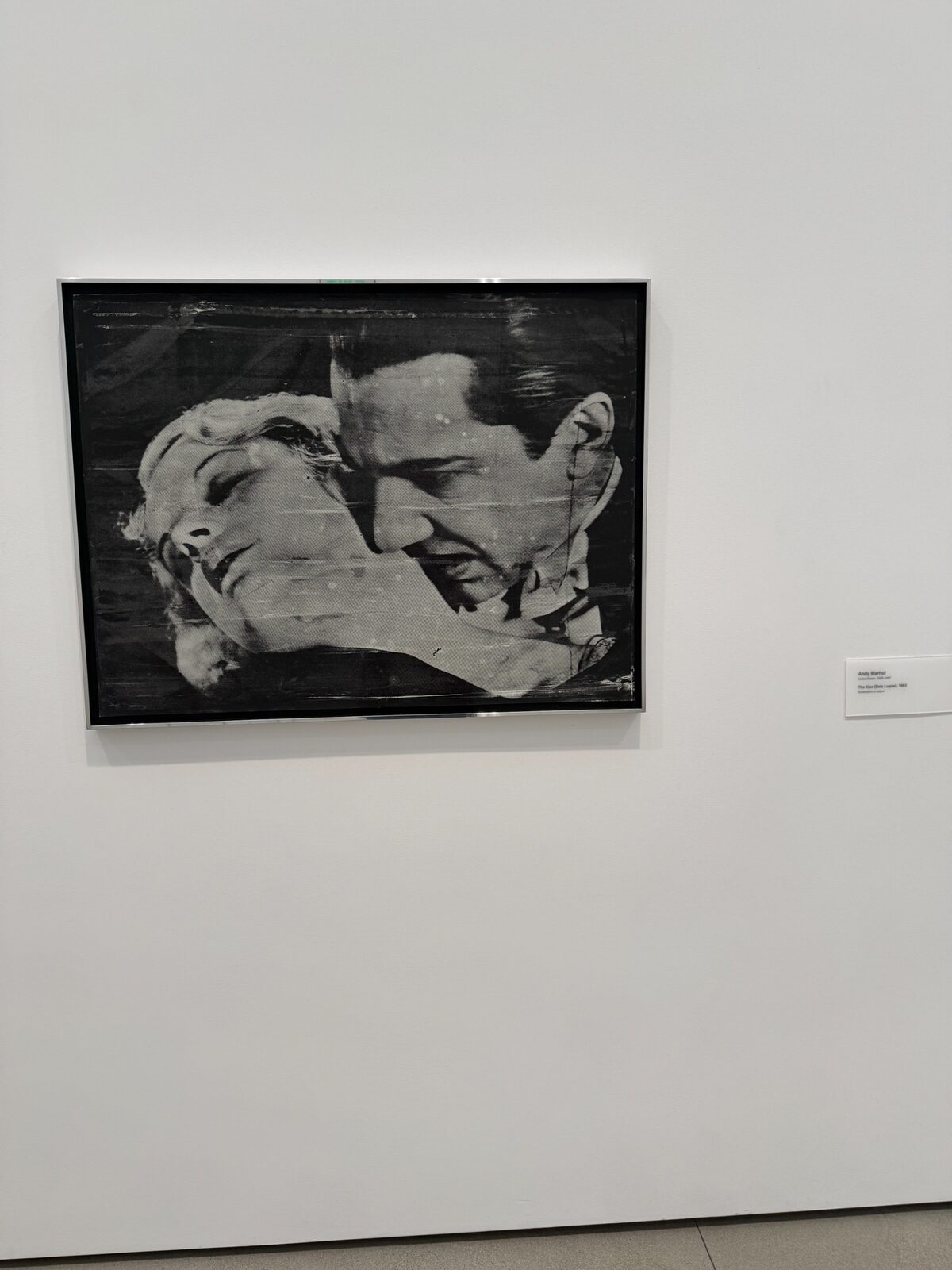 The Kiss by Warhol