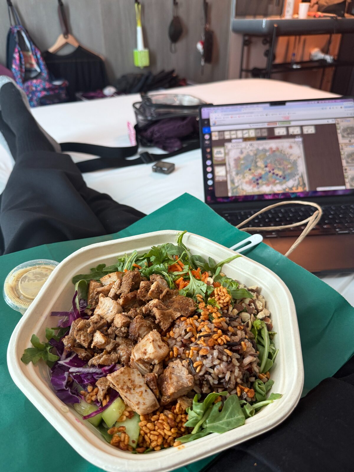 Sweetgreens salad while I catch up my online board games