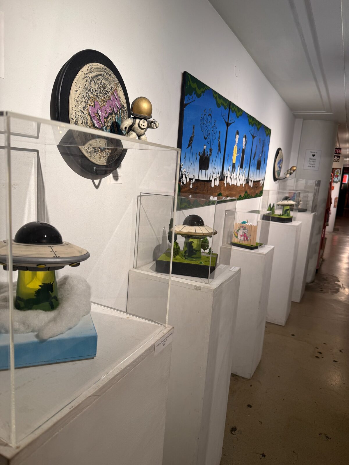Several artist boutiques on the 2nd floor.