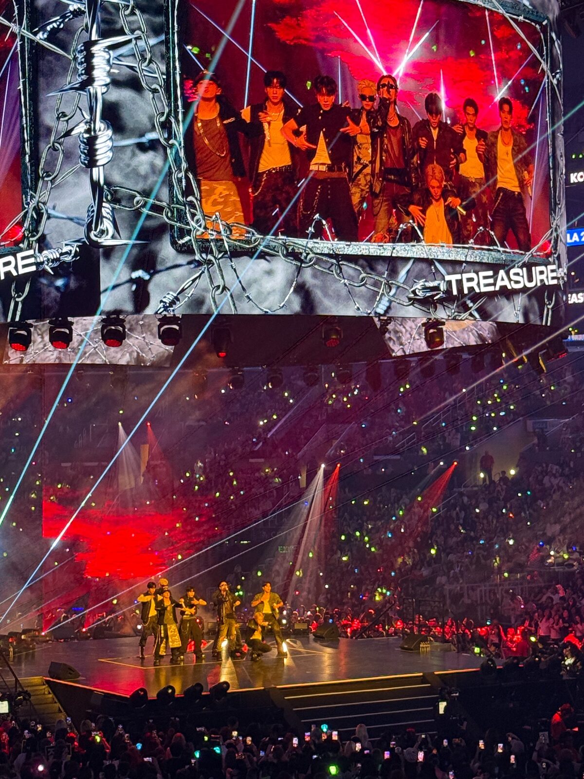 And full Treasure stage